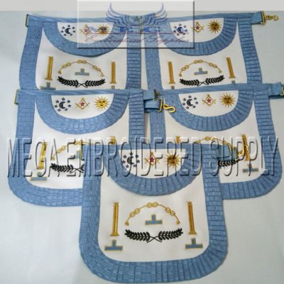 Master Mason Apron _ Traditional French rite